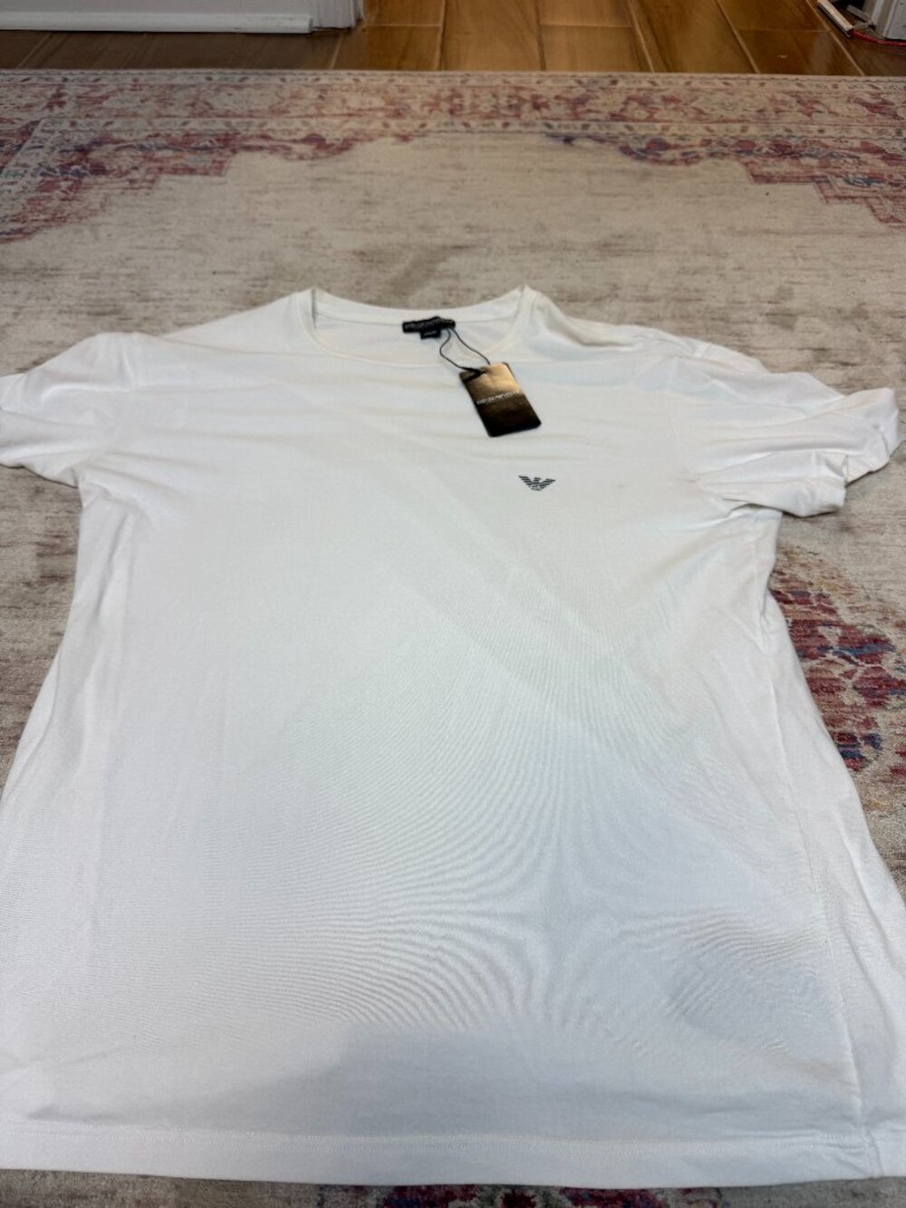 Emporio Armani Men's White T-shirt Size XL New!!